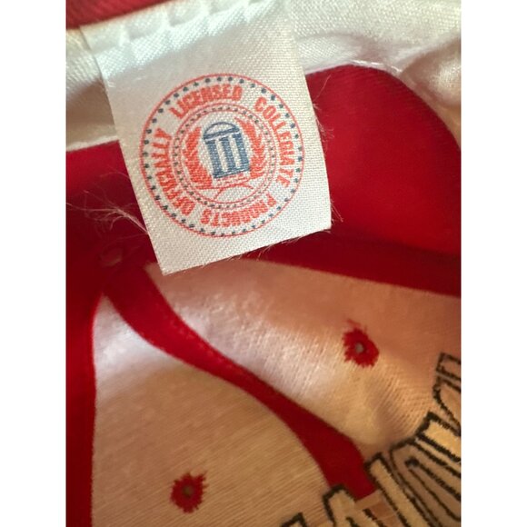 Indiana Hoosiers Red Snapback Hat By Twins Enterprise - Picture 6 of 7